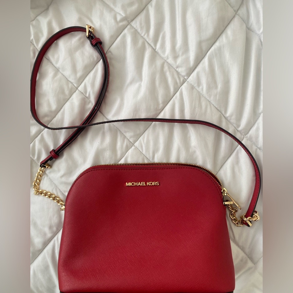 Michael Kors Red Crossbody Bag